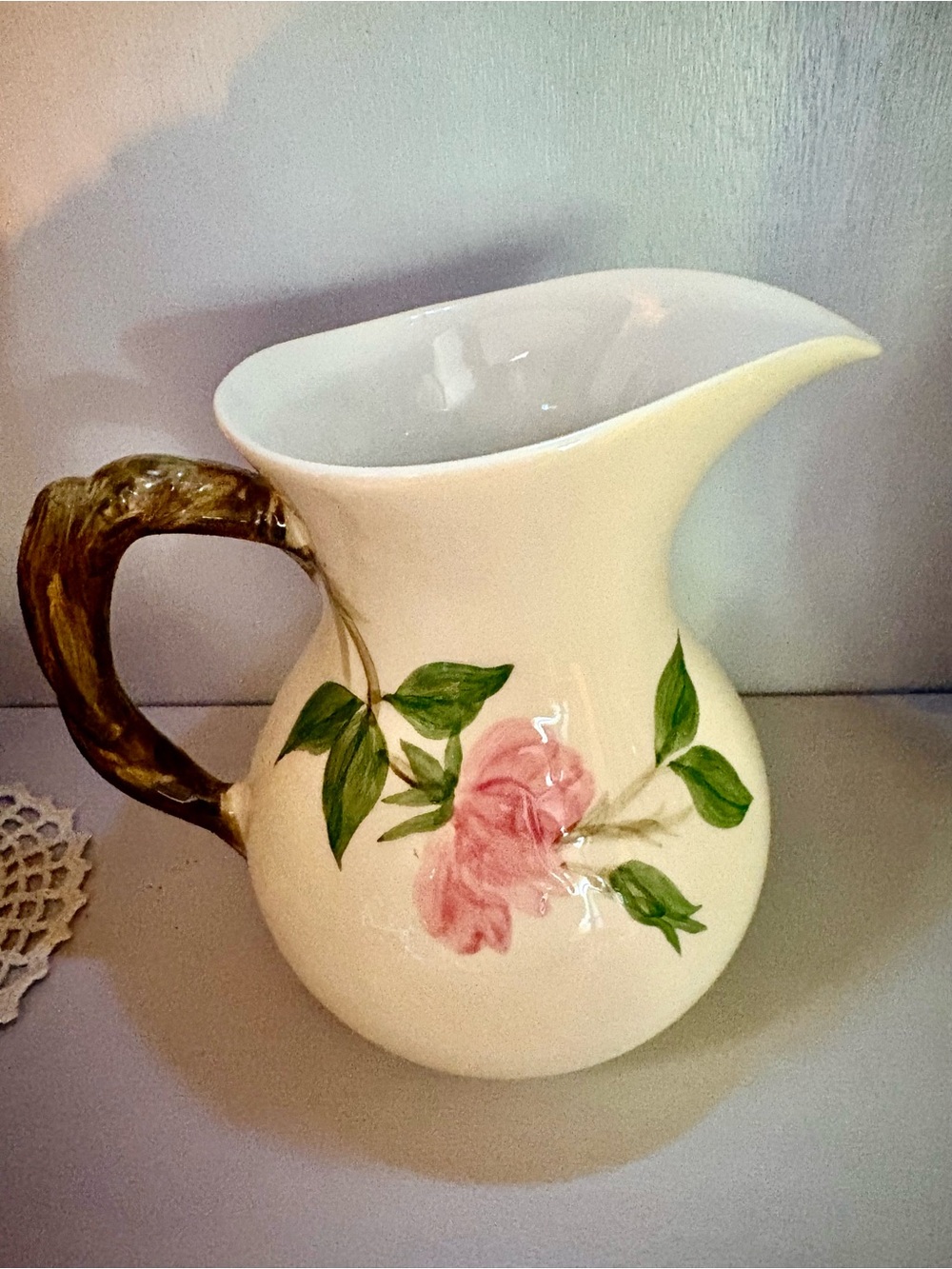 Vintage Franciscan Desert Rose Pitcher / Water Jug